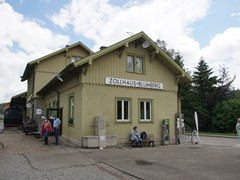 Der Startbahnhof der Sauschwänzle Museums-Bahn ist "Blumberg-Zollhaus" 