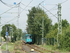 Erst am 04.08.2010 verirrte wieder sich ein Zug in die Abstellanlage an der Heerstrae.