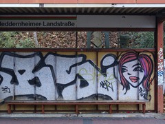 Wir beginnen unsere Reise an der Station Heddernheimer Landstrae in ihrem alten Zustand Anno 2007