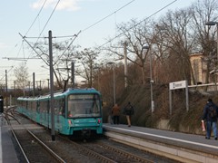 Die Linie U3 nimmt in Niederursel nicht den Abzweig den Riedberg hinauf. Auch wenn am Sdbahnhof ein Kurs der Linie U3 zu einem Kurs der Linie U8 wird.