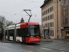 Wagen 1206 GT8N der Nürnberger Straßenbahn