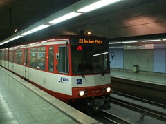 Ein B80C DÜWAG der Essener Stadtbahn