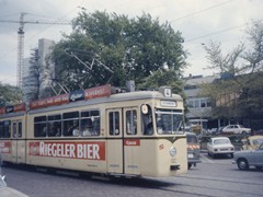 Wagen 102 der Freiburger Straßenbahn