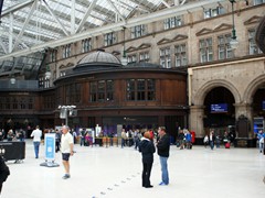 Die schne Halle der Glasgow Central Station