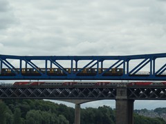 ber den River Tyne hat die Metro eine eigene Brcke