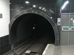 Die Tunnelrhren haben nur 3,35 m Durchmesser