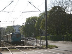 Die Station Fischstein ist aus Platzgrnden Richtung Industrihof gewandert.